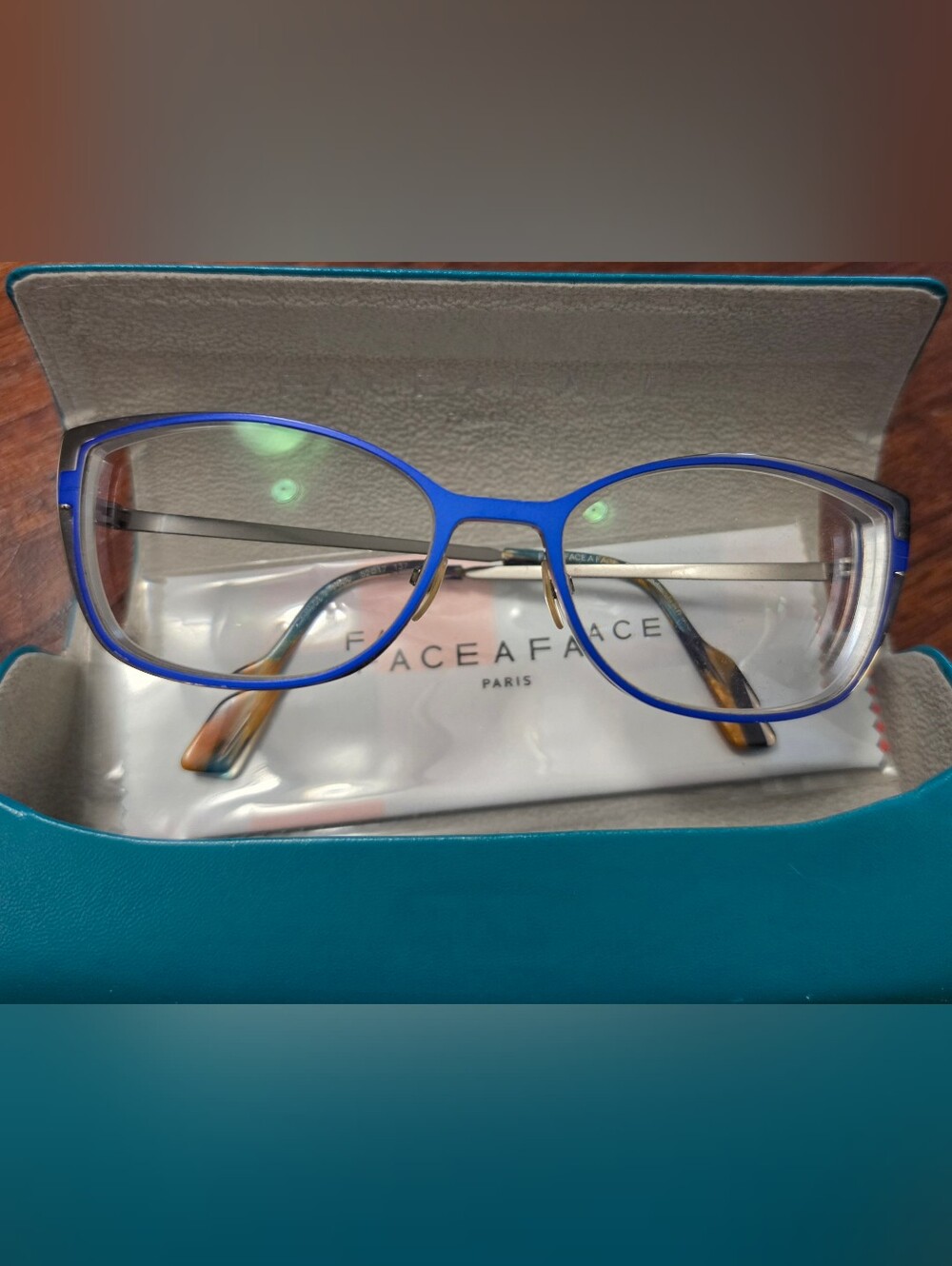 Face a Face Paris Pulse 2Blue Metal Rim Glasses